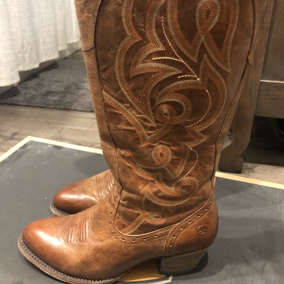 ariat wide calf riding boots